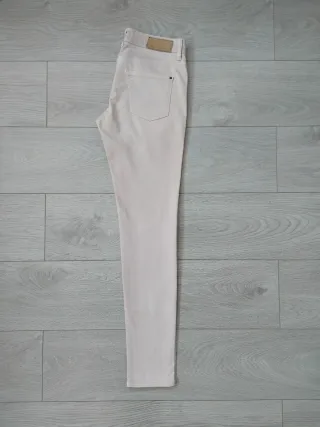Massimo Dutti Talla 36 Pantalón Vaquero Rosa Claro