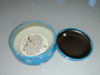 Candela decorativa Babbo Natale