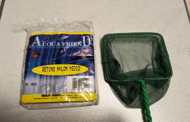 Retino per acquario medio nylon