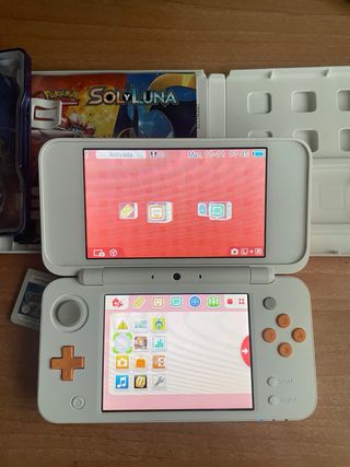 Pack Nintendo 2DS XL Naranja/Blanco