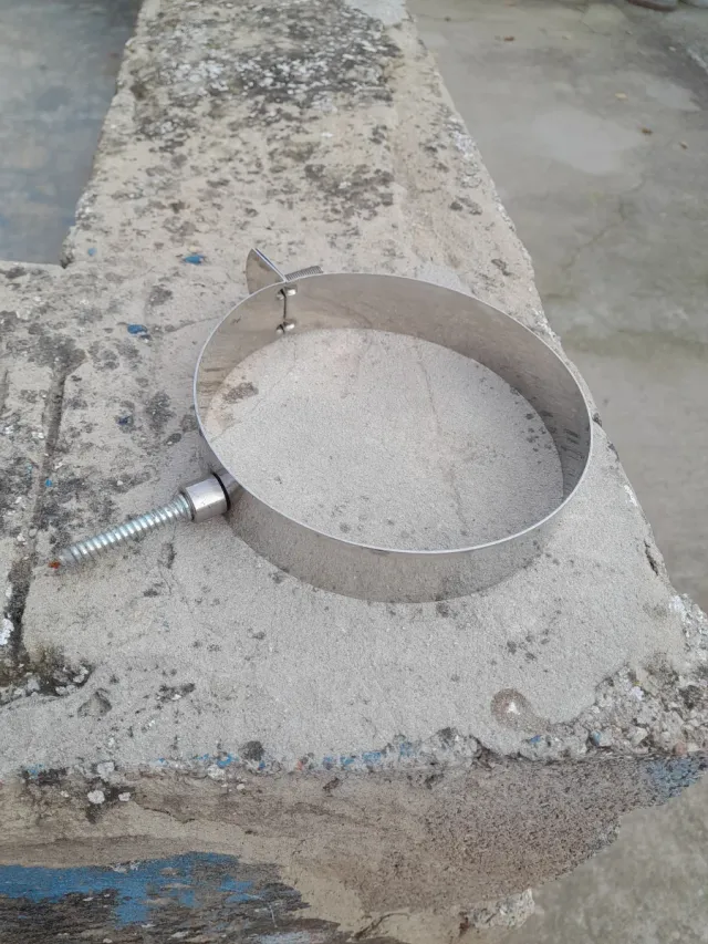 Abrazaderas para chimenea inox