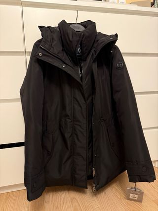 Abrigo Henry Arroway Negro Talla L