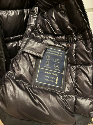 Abrigo Henry Arroway Negro Talla L