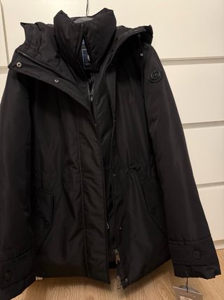 Abrigo Henry Arroway Negro Talla L