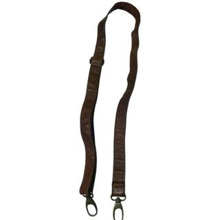 Borsa shopper vera pelle marrone vintage