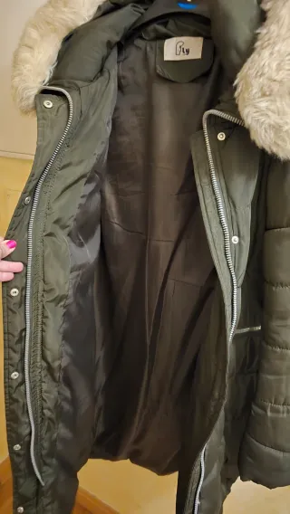 Plumas Azul Oscuro y verde Talla M Mujer 2 unidade