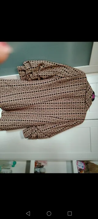 Chaqueta torera estampada