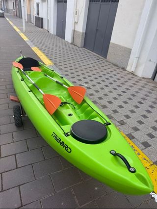 Kayak Tribord Doble Travesía 2 adultos + 1 niño
