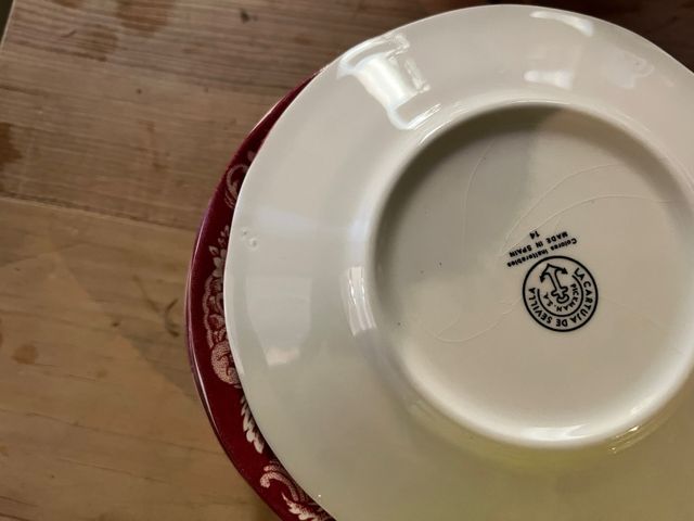 Juego de té La Cartuja de Sevilla