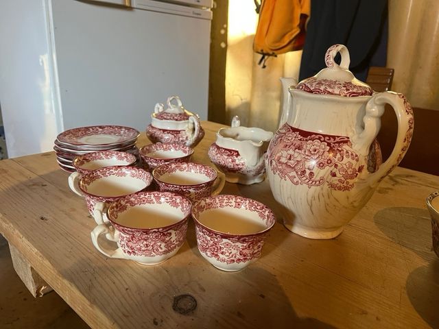 Juego de té La Cartuja de Sevilla