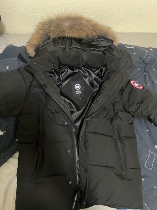 Abrigo Canada Goose Wyndham Negro para estrenar