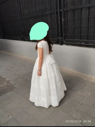 Vestido Comunión Pureza María 2025. Cancán incl.