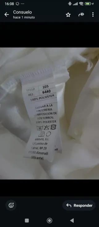 Vestido Comunión Pureza María 2025. Cancán incl.