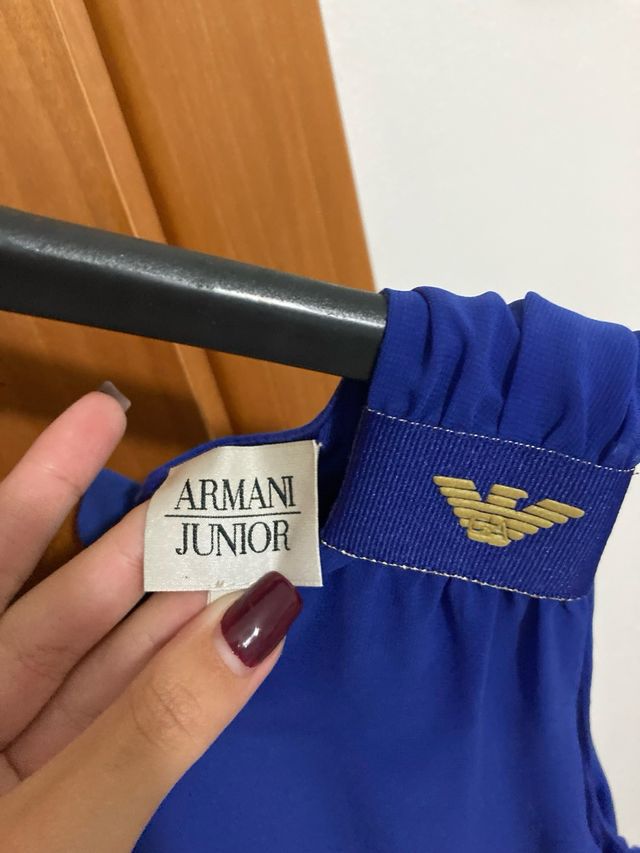 Abito Emporio Armani Blu Taglia Unica