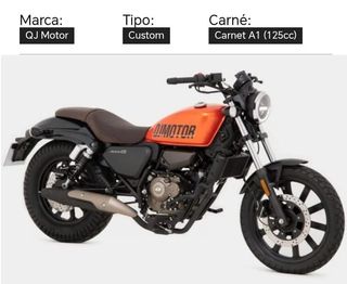 QJ Motor Custom Carnet A1 (125cc)