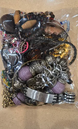 Lote bisutería antigua variada