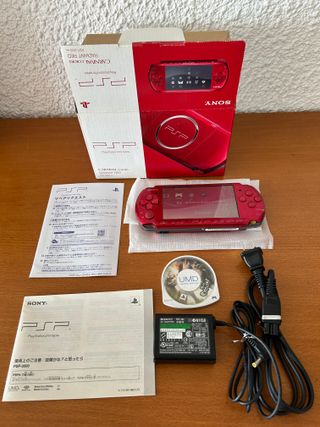 PSP 3000 Radiant Red Carnival EDICION LIMITADA