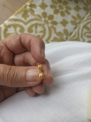 Pendientes bebé oro 18k