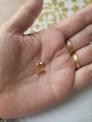 Pendientes bebé oro 18k