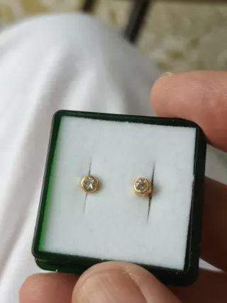 Pendientes bebé oro 18k