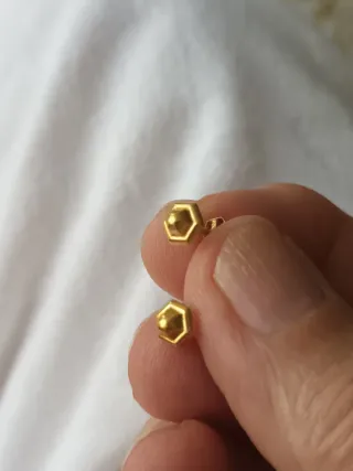 Pendientes bebé oro 18k