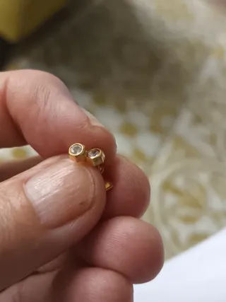 Pendientes bebé oro 18k