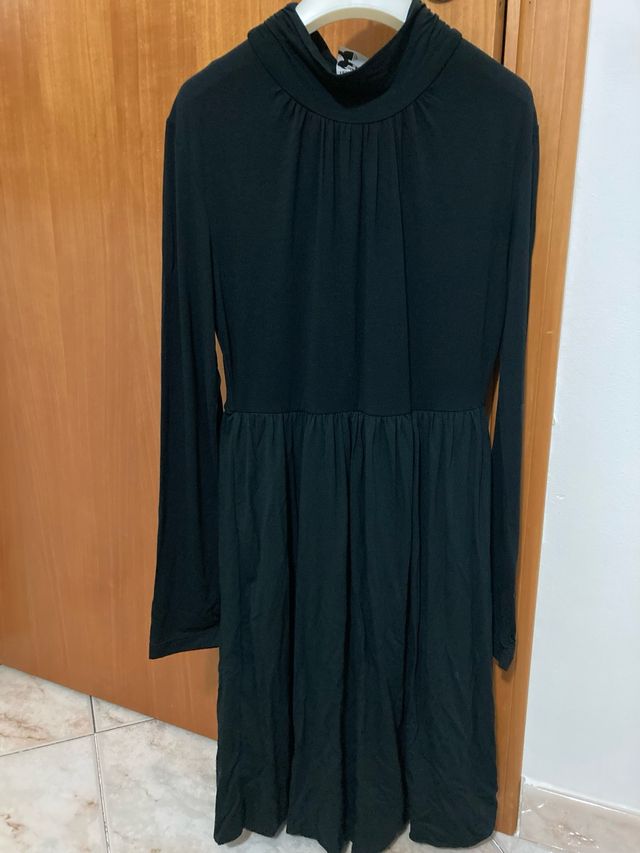 Abito lungo nero donna