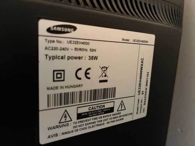 Televisor Samsung Negro