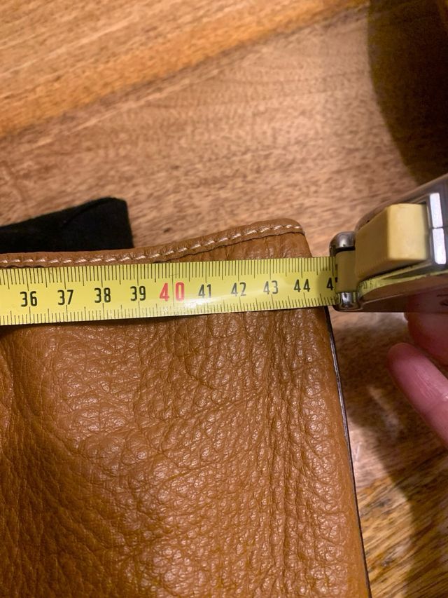 Bolso Carolina Herrera Marrón y Dorado