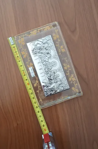 Quadretto Argento e Murano Ultima Cena