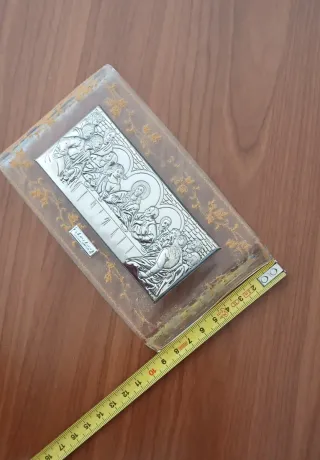 Quadretto Argento e Murano Ultima Cena