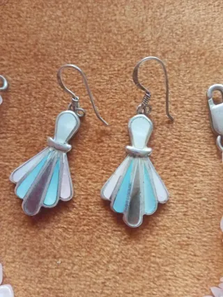 Conjunto Plata 925: Pulsera y Pendientes