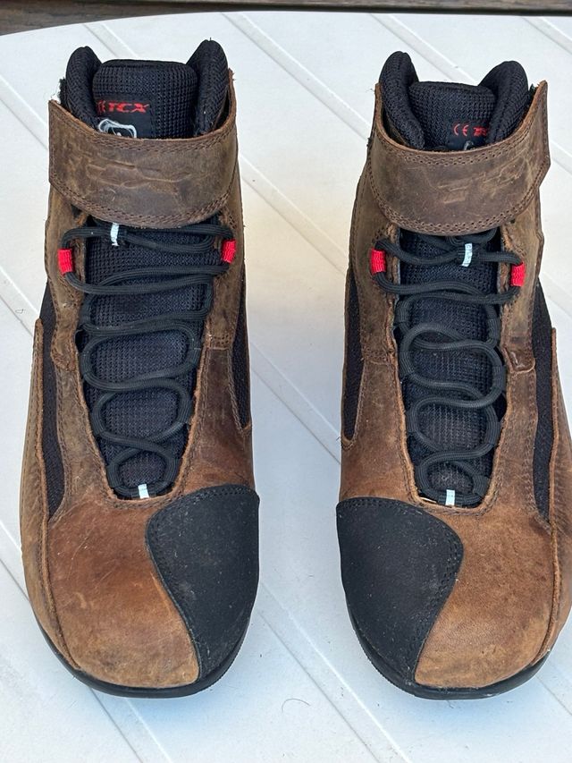 Zapatillas Moto TCX Marrones Talla 42