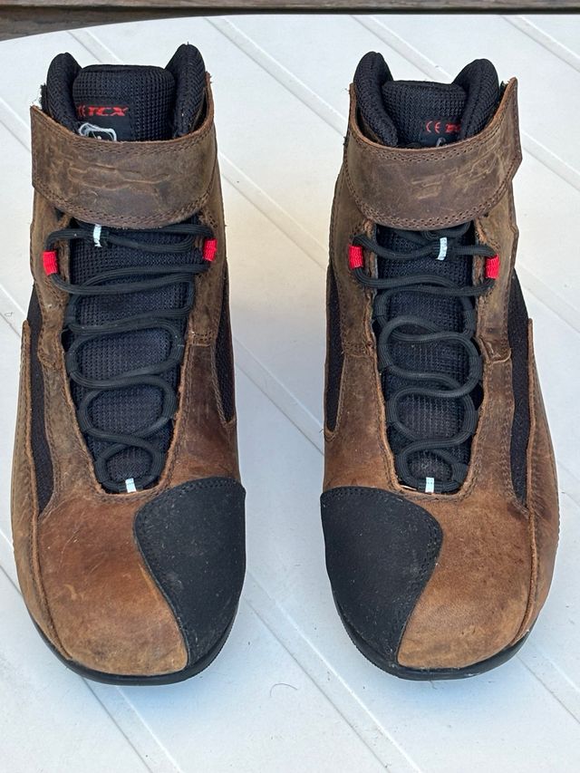 Zapatillas Moto TCX Marrones Talla 42