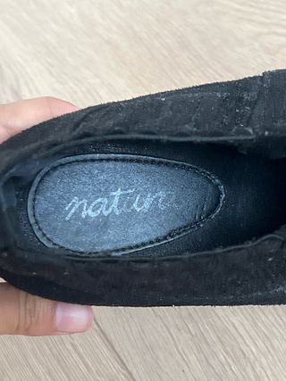 Lote 2 pares botines tacón negro y marrón