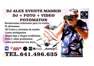 DJ SUNET FOTO VIDEO FOTOMATON PLATAFORMA 360