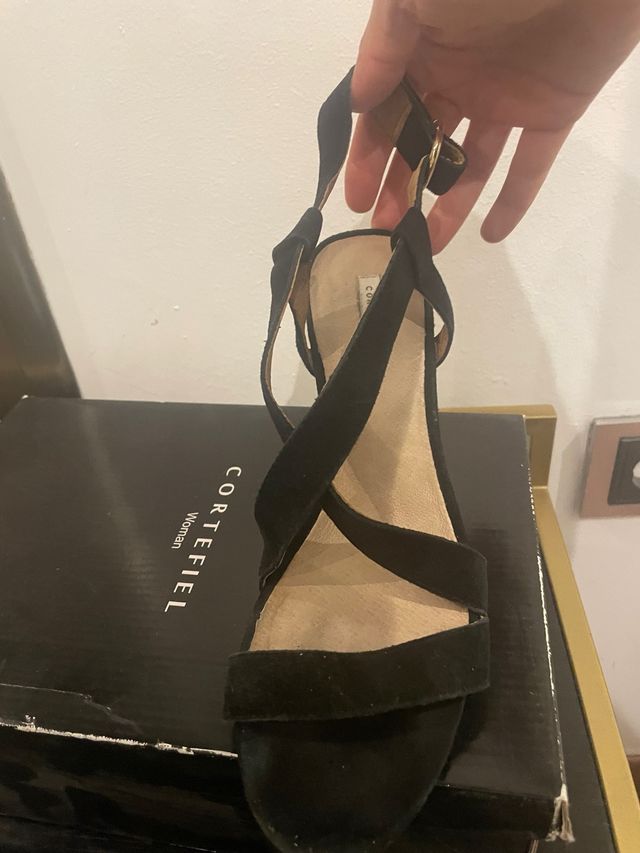 Sandalias Cortefiel Negras