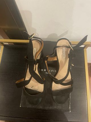 Sandalias Cortefiel Negras