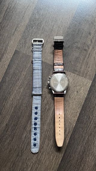 Reloj Massimo Dutti Cronógrafo Marrón/Plata
