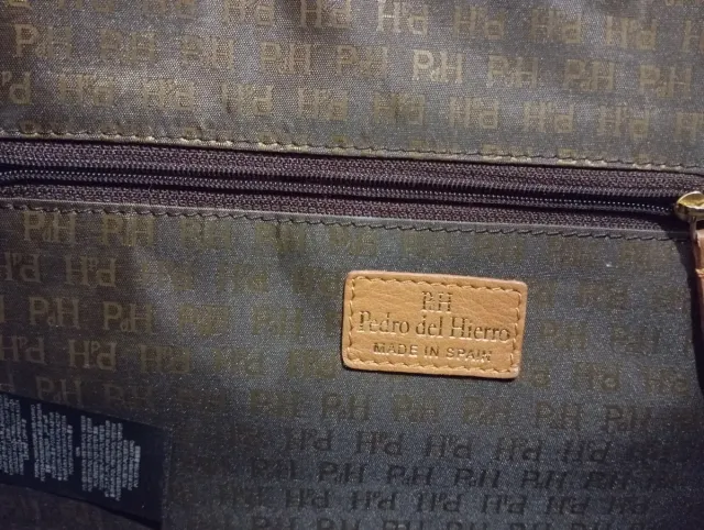 Bolso Pedro del Hierro cuero beige claro