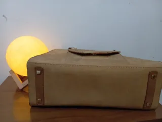 Bolso Pedro del Hierro cuero beige claro