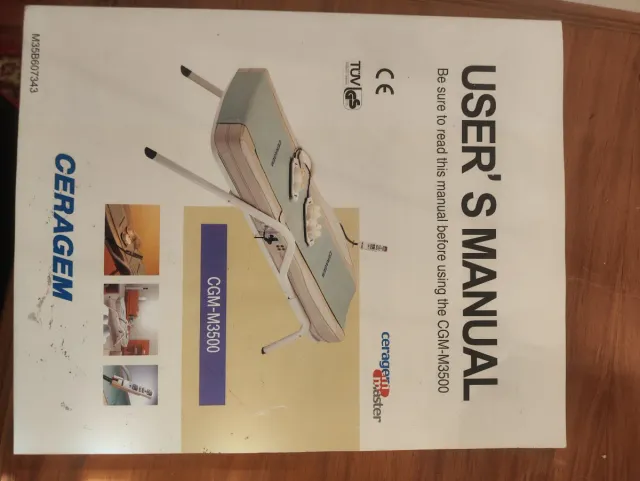 Camilla masaje térmico CERAGEM CGM-M3500 + accesor