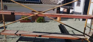 Andamio de hierro completó