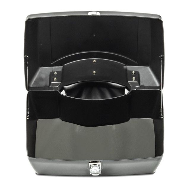 Maletín para moto negro