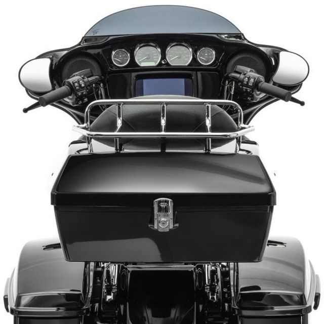 Maletín para moto negro