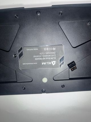 Teclado KLIM Rival Negro Inalámbrico