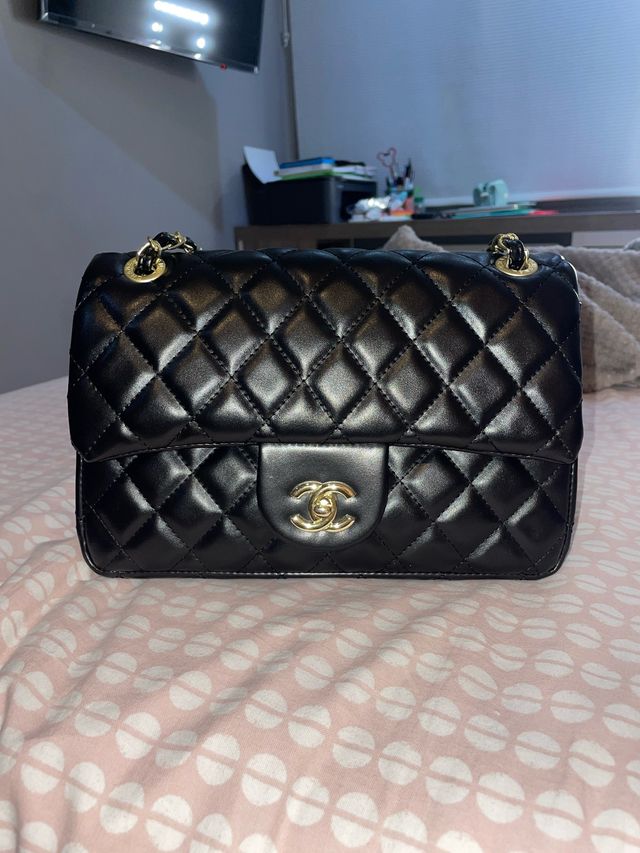 Bolso Chanel Clásico Negro Piel