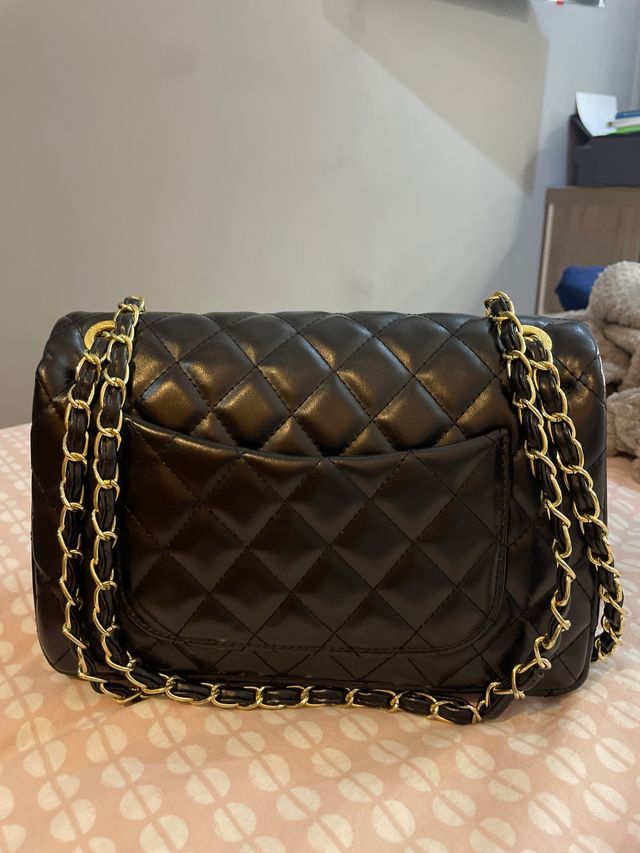 Bolso Chanel Clásico Negro Piel