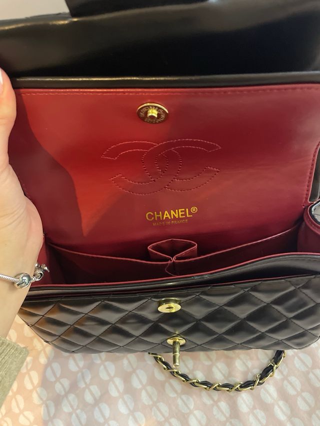 Bolso Chanel Clásico Negro Piel
