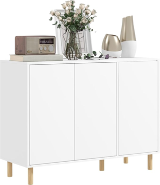 Credenza Moderna con 2 Armadietti a 3 Ripiani, Mob